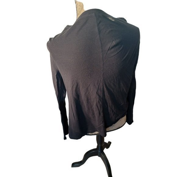 Women's Black Gap‎ Cardigan Size Medium - Picture 9 of 16